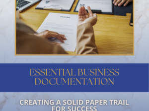 Essential Business Documentation Checklist